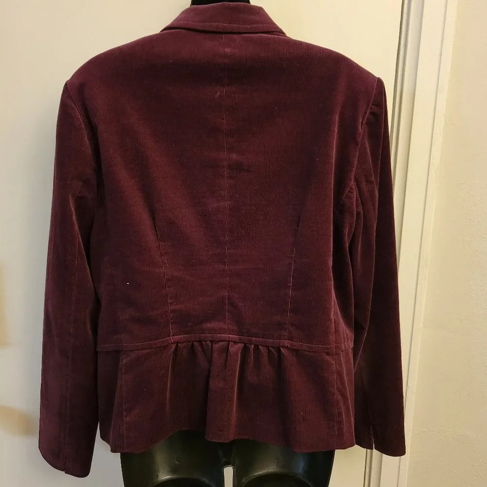 Talbots Velour jacket - Picture 3 of 6